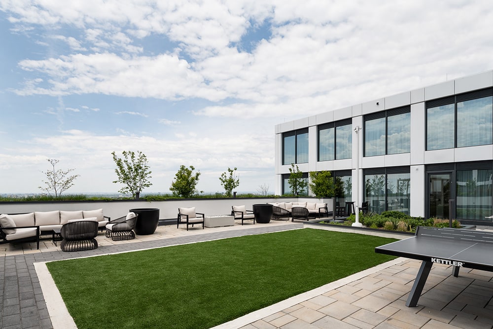 Photo of the outside of a terrace of a CentreCourt Condo